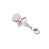 Angel Acrylic & ABS Plastic Imitation Pearl Pendant Decorations HJEW-JM03298-01-5