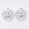 Non-Tarnish 201 Stainless Steel Pendants STAS-T044-94P-1