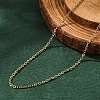 304 Stainless Steel Necklace MAK-F033-01G-1