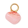 Dyed Natural Freshwater Shell Nuggets Charms PALLOY-JF05032-02-3