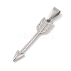 Non-Tarnish 304 Stainless Steel Pendants STAS-S141-02P-2