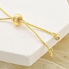 Brass Micro Pave Cubic Zirconia Slider Bracelets for Women BJEW-S158-08G-02-3