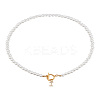 1Pc Brass Clear Cubic Zirconia Letter Pendant Necklaces NJEW-LP0001-32I-1