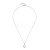 925 Sterling Silver Pendant Necklaces NJEW-BB34859-4