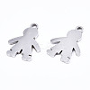 Non-Tarnish 201 Stainless Steel Pendants STAS-T044-209P-2