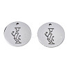 Non-Tarnish 304 Stainless Steel Charms STAS-T059-26P-I-2