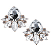 2 Pairs Rhinestone Teardrop Stud Earrings EJEW-LP0001-22B-1