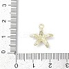 Rack Plating Alloy Enamel Rhinestone Pendants PALLOY-R151-41G-01-2