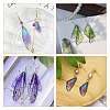 20Pcs 10 Styles Transparent Resin Big Pendants RESI-TA0003-25C-8