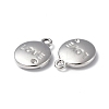 Tarnish Resistant 304 Stainless Steel Pendant Rhinestone Settings LS-STAS-C066-29P-3
