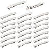 18pcs Iron Hair Barrette Findings IFIN-SC0001-67-1