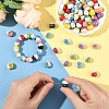 10Pcs Handmade Printed Porcelain Beads PORC-YW0001-29A-5
