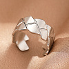 304 Stainless Steel Cuff Rings FS-WGFBCF4-12-1