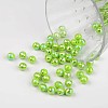 Faceted Colorful Eco-Friendly Poly Styrene Acrylic Round Beads SACR-K001-6mm-46-3
