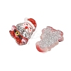 Christmas Series Cute Transparent Resin Decoden Cabochons RESI-S03-03C-1