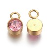 Ion Plating(IP) Glass Rhinestone Charms STAS-F189-B12-2