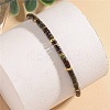 Natural Dragon Blood Heishi Beaded Braided Bracelets SA4116-3-1