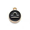 Alloy Enamel Pendants LS-ENAM-S124-01A-08K-2