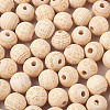 100Pcs 10 Style Unfinished Natural Wood European Beads WOOD-CW0001-03-2
