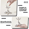 Alloy Crystal Ball Holders ODIS-WH0038-227B-P-3