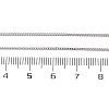 1.2MM Brass Twisted Chain Necklaces NJEW-D302-64P-3