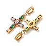 304 Stainless Steel Rhinestone Pendants RB-CBA5CCB-05G-G-3