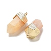 Natural Topaz Jade Faceted Pendants G-G181-03G-01-2