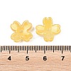 Two Tone Transparent Glass Bead Caps GLAA-Z020-02D-3