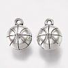 Tibetan Style Alloy Charms TIBEP-T052-32AS-RS-1