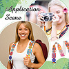1Pc Bohemian Flower Printed Cotton Bag Straps for Bucket Bags FIND-ME0002-57-5