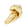 Brass Micro Pave Cubic Zirconia Pendants X-KK-U058-52G-2