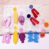 DIY Bohemian Style Geometrical Pendants Silicone Molds DIY-A039-01-1