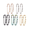 Ion Plating(IP) 304 Stainless Steel Safety Pins Brooch Findings STAS-I673-06-1