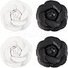 4Pcs 2 Colors PU Leather Artificial Flower Ornament Accesories FIND-CA0004-81-1
