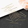 SHEGRACE Brass Flat Head Pins XGR0085G-33G-4