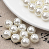 Eco-Friendly Plastic Imitation Pearl Beads Strands MACR-S285-8mm-05-1