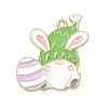 Easter Alloy Enamel Pendants ENAM-I082-02G-05-1