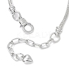 Alloy Snake Chain Charms Bracelets BJEW-JB11448-03-4