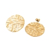 Ion Plating(IP) 304 Stainless Steel Stud Earrings for Women EJEW-P279-42G-2