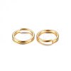 304 Stainless Steel Open Jump Rings STAS-O098-01G-18-2