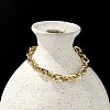 304 Stainless Steel Cable Chain Bracelets for Women BJEW-F488-14G-3