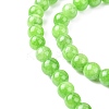 Natural Mashan Jade Round Beads Strands X-G-D263-6mm-XS17-2