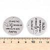 Non-Tarnish 201 Stainless Steel Pendants STAS-T064-38P-13-3