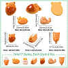 56Pcs 7 Styles Opaque Resin Imitation Food Decoden Cabochons CRES-SC0002-85-2