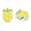 Transparent Acrylic Enamel Beads TACR-N012-004G-3