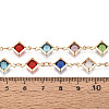 Handmade Brass Rhombus Link Chains CHC-N024-04KCG-3