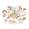 25Pcs 25 Style Light Gold Alloy Enamel Pendants ENAM-YW0001-82-3