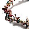 Synthetic Turquoise Dyed Beads Strands G-P507-04I-2