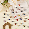 400Pcs 20 Colors Handmade Polymer Clay Rhinestone European Beads CPDL-PA0001-01B-4