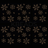 Snowflake Pattern Hotfix Rhinestones DIY-WH0430-205D-1